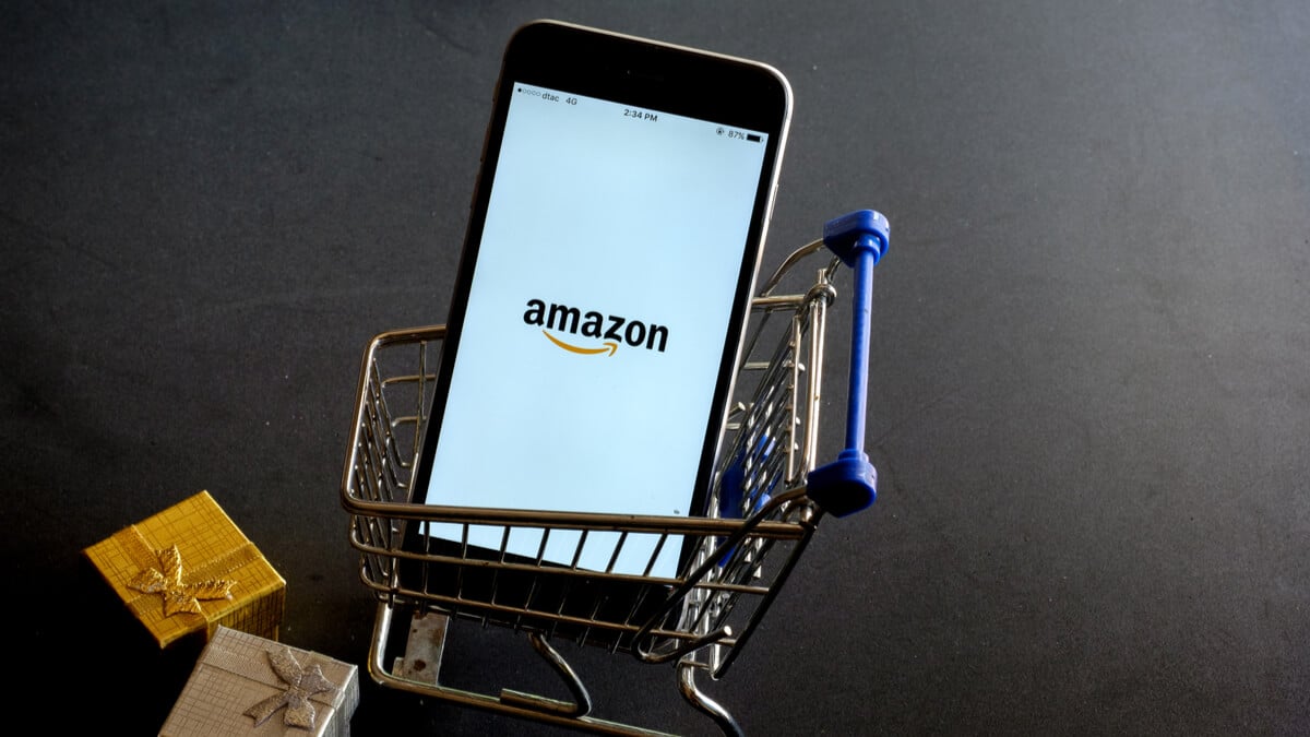 La scatola degli acquisti di Amazon