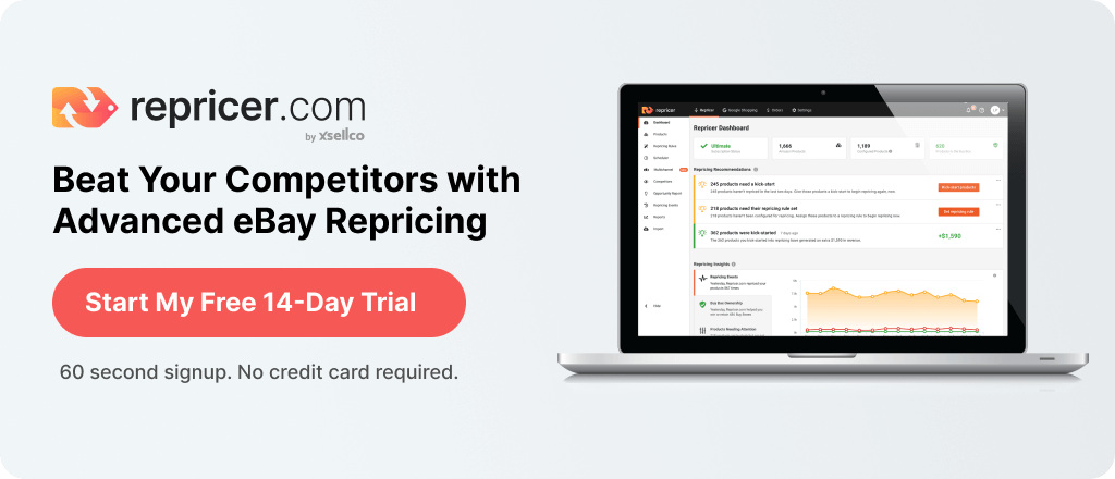 Advanced eBay repricing