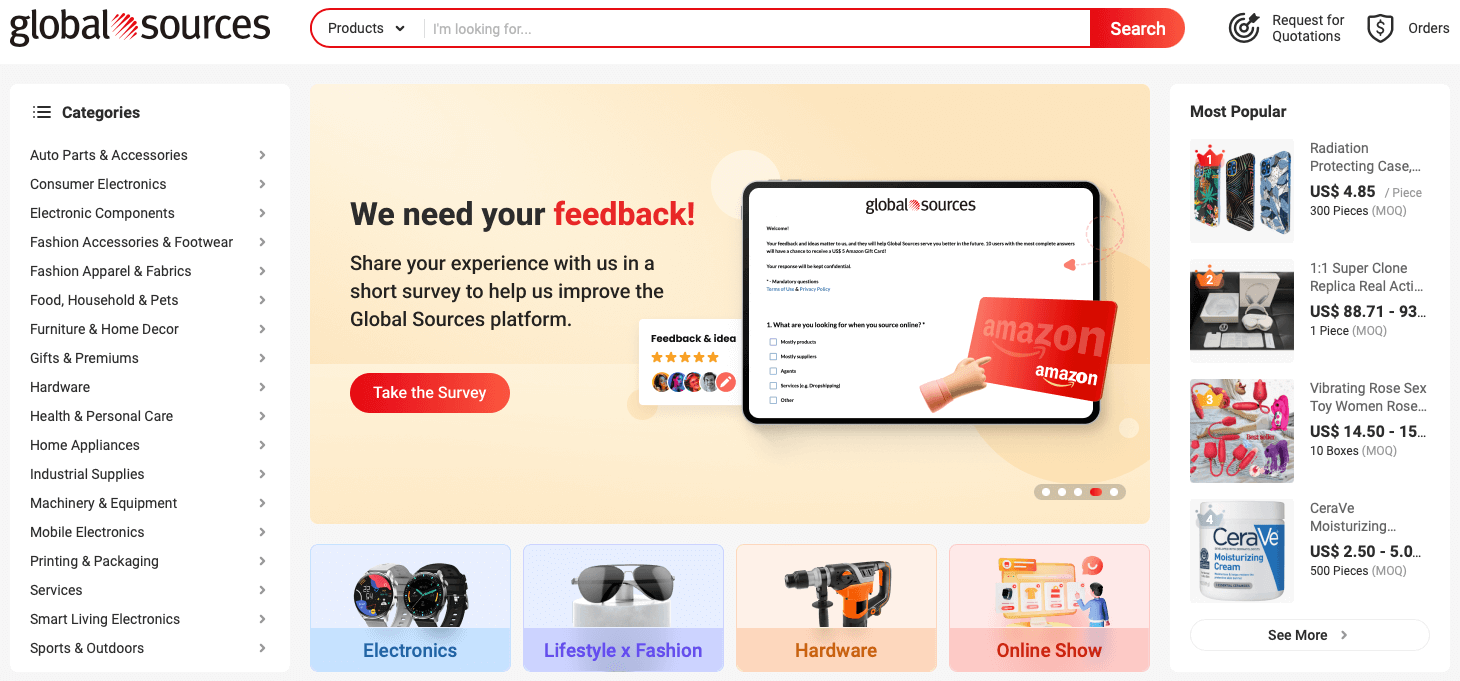 global sources come alternativa ad alibaba