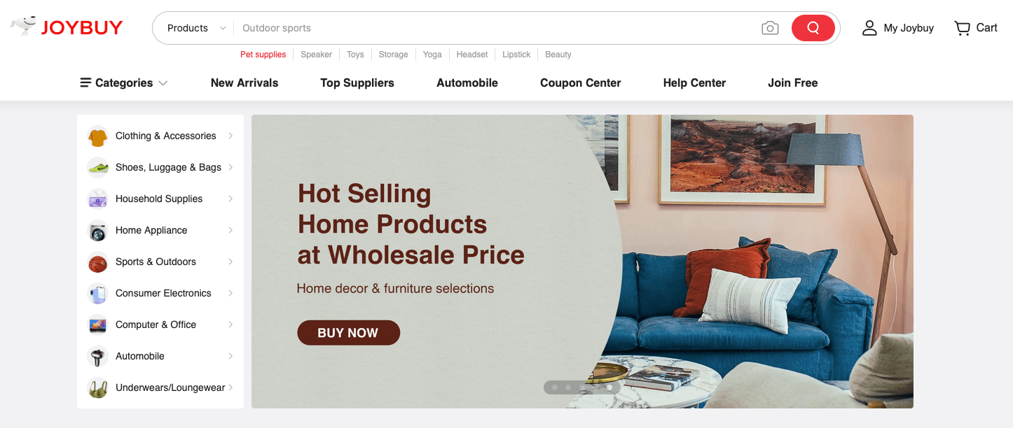 Joybuy come alternativa ad Alibaba
