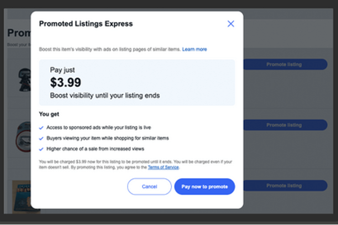 promoted listings express