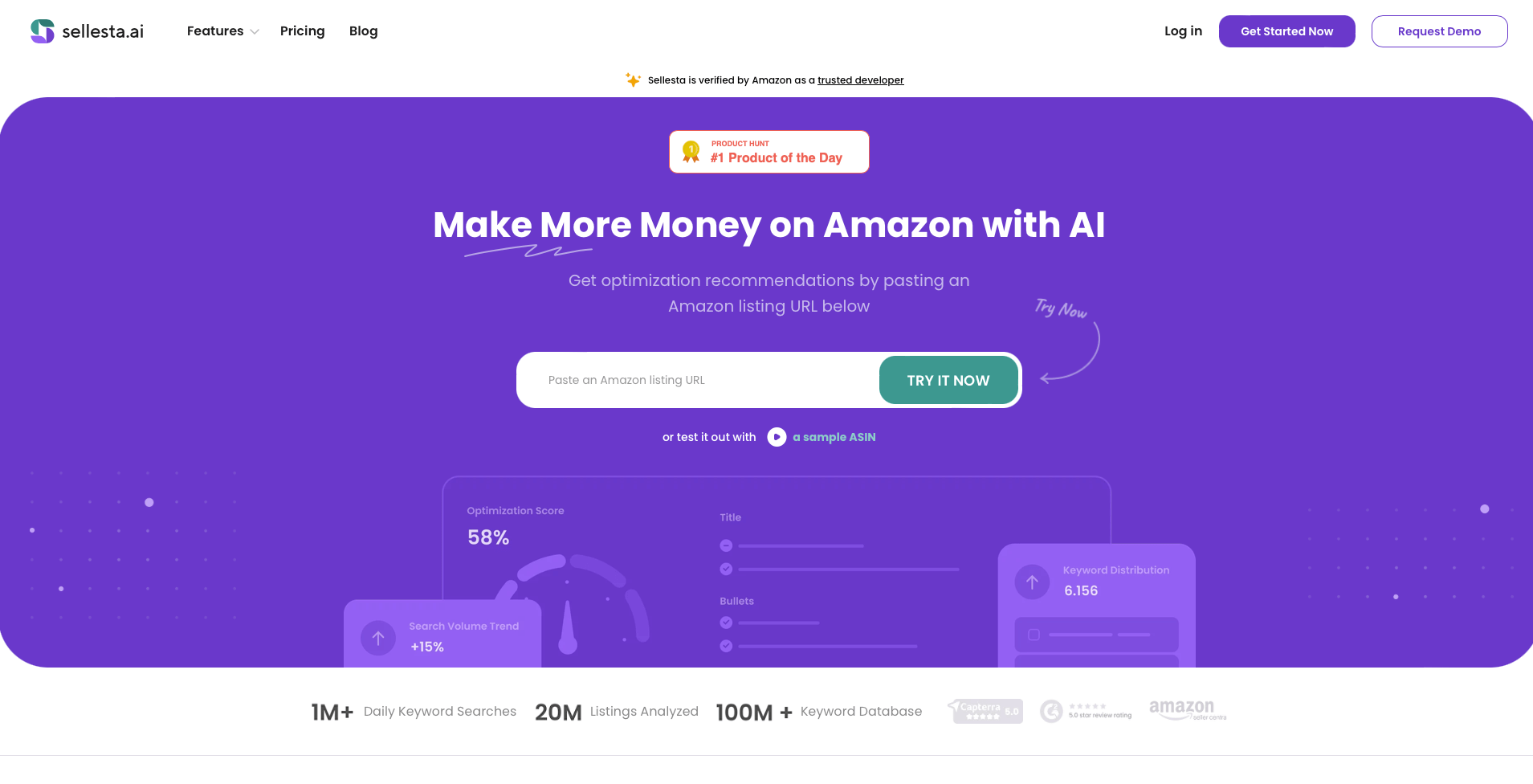Sellesta AI product listing tool