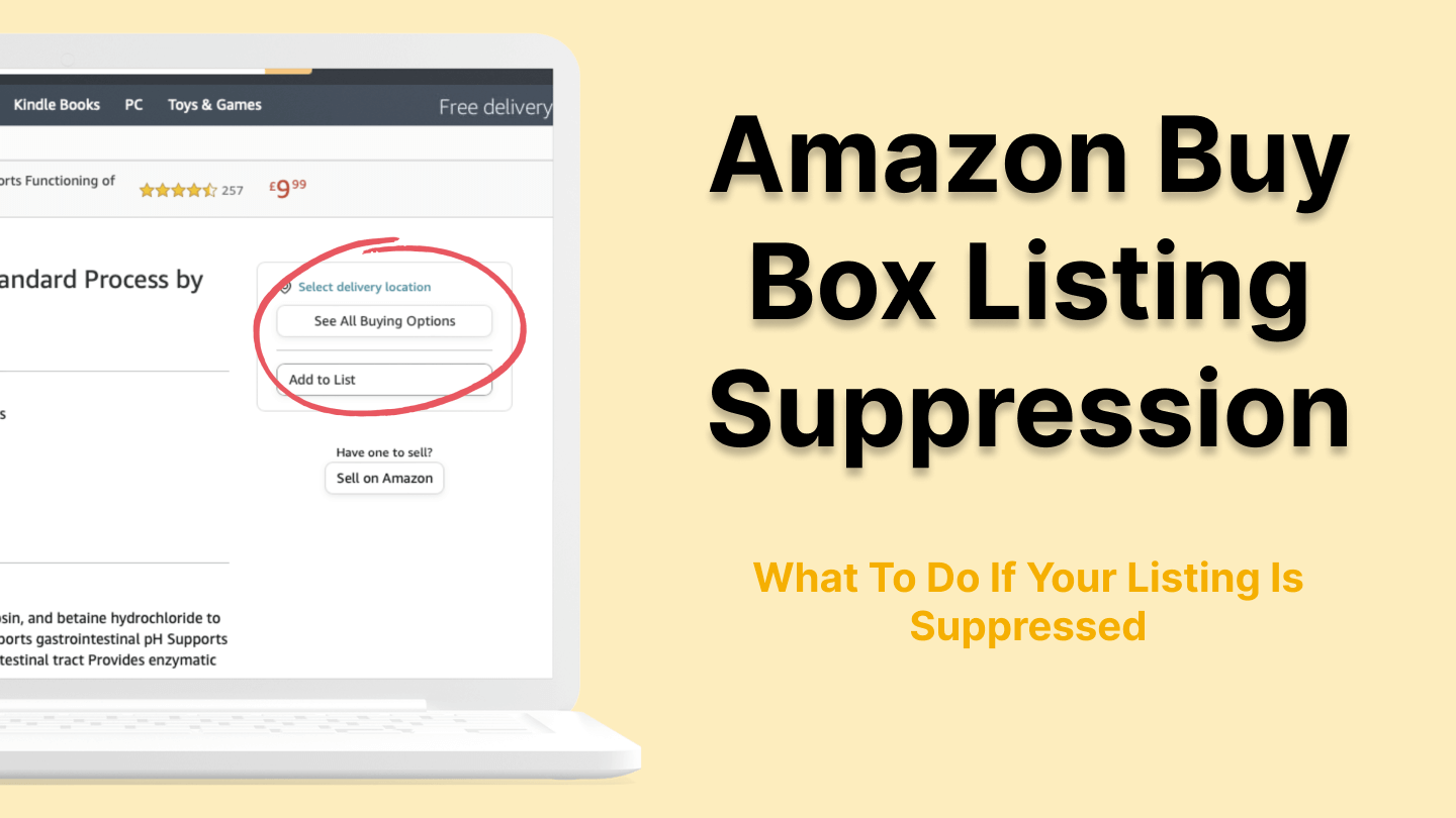 what is amazon buy box listing suppression