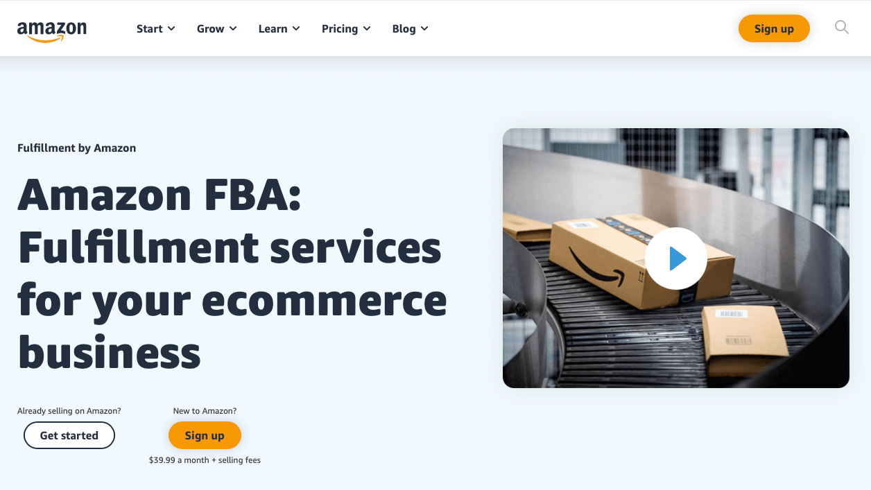 Lancez-vous avec amazon fba