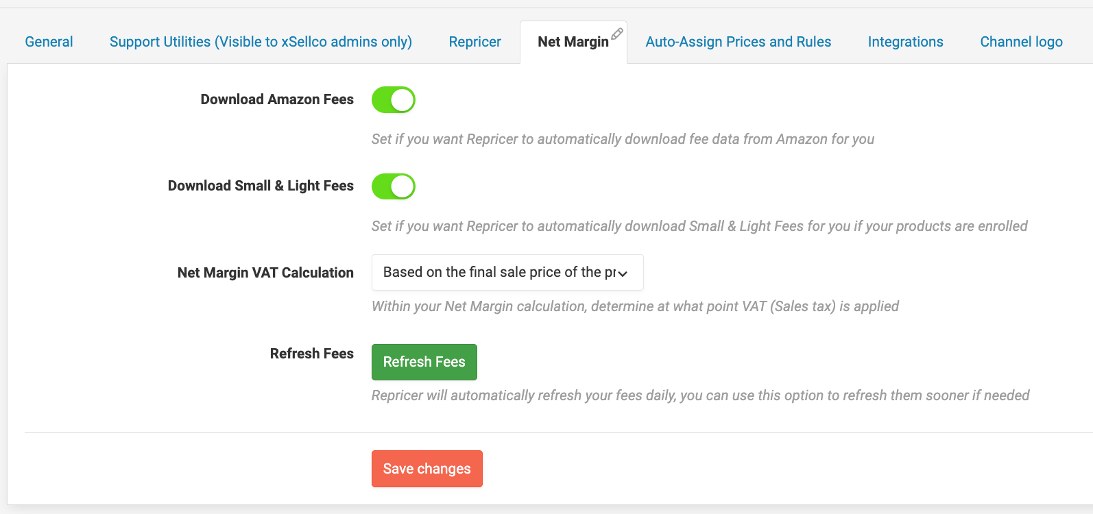 new net margin features