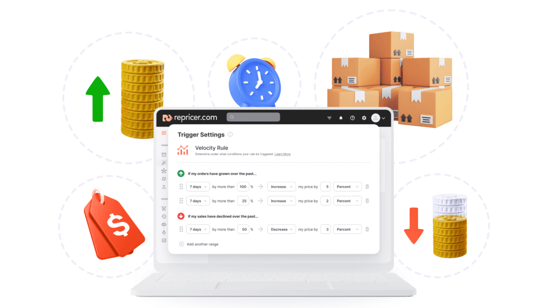 sales repricing feature