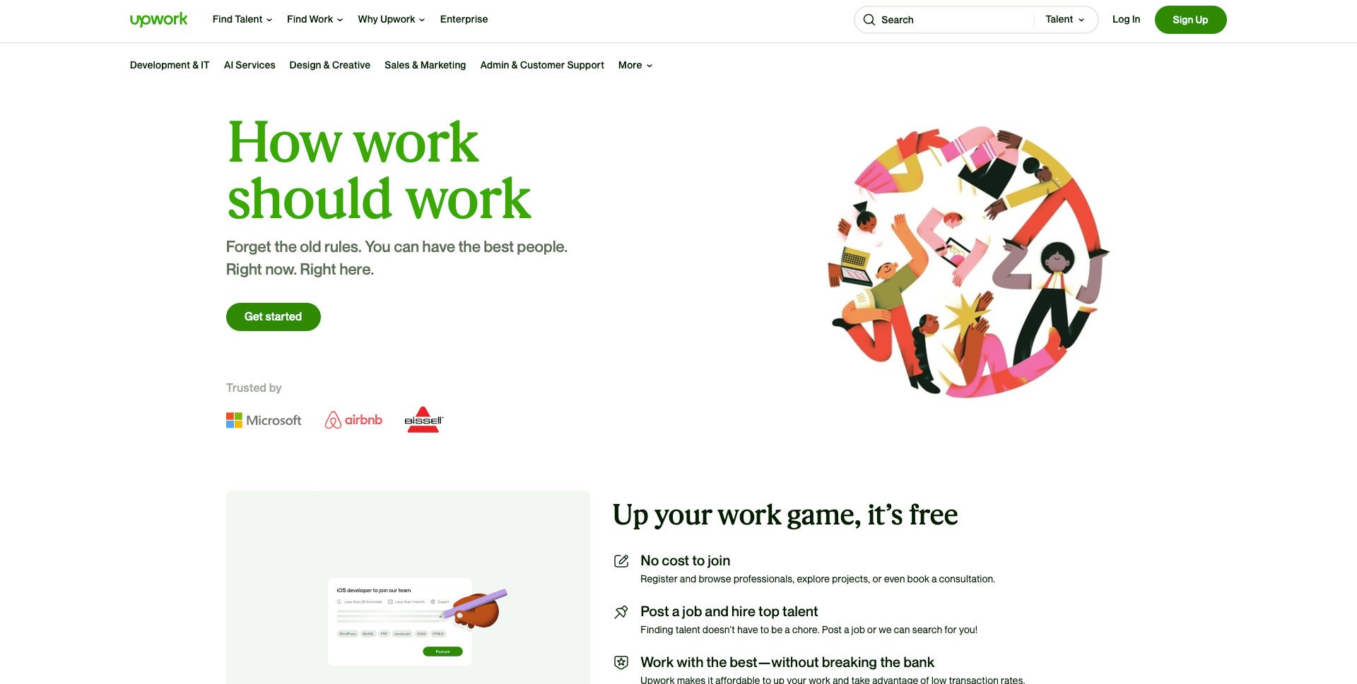 utilizar upwork para subcontratar