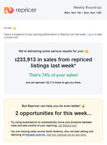 Repricer Newsletter